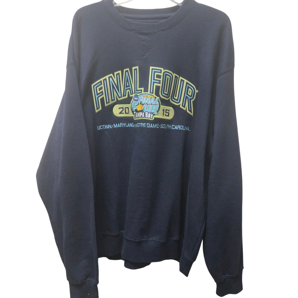 Gear For Sports 2015 NCAA Womens Final Four Tampa Bay Sweatshirt Navy XXL NWT